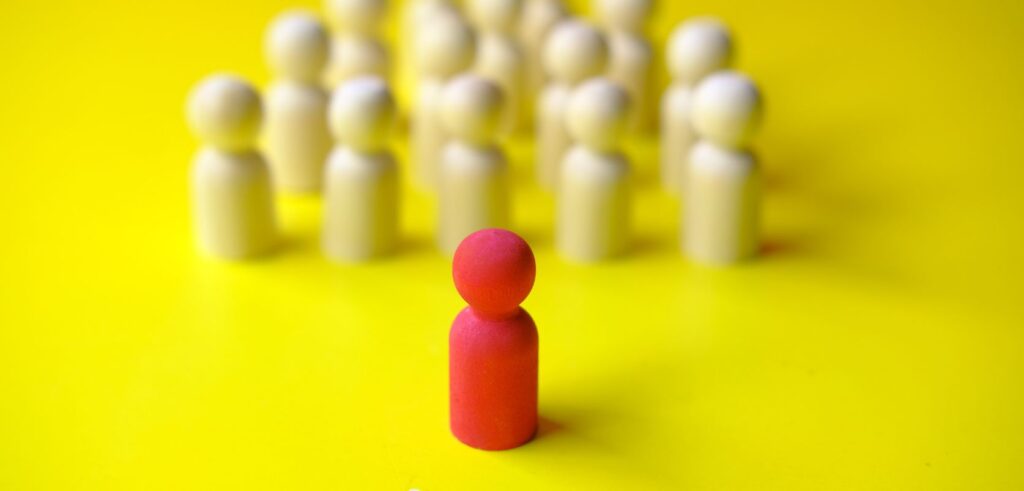 standing out in crowded market